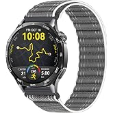 Teknoft 22mm ile Uyumlu Saatler i&ccedil;in Wave Loop 46mm Yumuşak Kumaş Kordon HUAWEI Watch (GT6 Pro/GT6/GT5 Pro/GT5/GT4/Watch 4 Pr