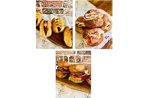 KETO CHEFS HAND CRAFTED LOW CARB FOODS Keto Chefs Ultra Low Carb Mixed Rolls Basket: Finger Rolls + Multiseed Rolls + Rustic Farmhouse Rolls - 3 Packs of 4 x 75g