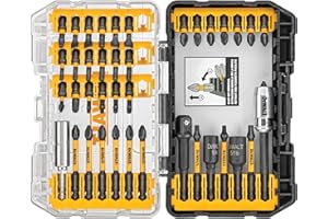 DEWALT Impact Ready FlexTorq Screwdriver Bit Set, 40 Pieces (DWA2T40IR), 22.2 x 4 x 22.2 cm