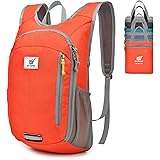 SKYSPER Zaino Leggero Pieghevole 10L, Zainetto Richiudibile Zaino Hiking Salvaspazio per Trekking Viaggi Brevi Escursioni Cic