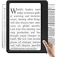 NZQXJXZ Full-Page Magnifying Glass for Reading, 5X Large Magnifier Provide Viewing Area Evenly Lit Magnifying Glasses for Hobbies Perfect for Low Vision Person and Seniors, 15, (FXWD-B)