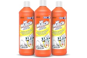 Mr Muscle Niagara Cucina Gel, Stura Lavandini e Scarichi, Disgorgante Forte per Tubi e Scarichi della Cucina, Sicuro per i Tubi, Formato Scorta da 3 pezzi da 1000ml