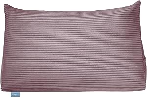 ‎XDREAM XDREAM Bettsitzkissen, Keilkissen für Bett und Sofa aus Kord in rosa | Formstabiles Rückenkissen und Lendenkissen mit praktischem Seitenfach | waschbarer Bezug | Öko-Tex Zertifiziert | 70 x 40 x 20cm