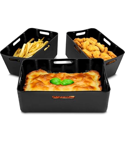 Lifemaison 150pcs Papier Cuisson Air Fryer Ninja 10.4L - Doublures Jetables Antiadhésives Pour AF500EU