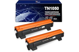 7Magic Toner TN1050 Compatibili per Brother TN1050 TN-1050 Cartucce Toner per DCP-1612W HL-1110 HL-1210W HL-1112 HL-1212W DCP-1510 DCP-1610W MFC-1810 MFC-1910W DCP-1512 (Nero, 2-Pack)