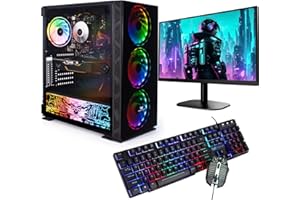 Veno Scorp GAMING PC Bundle Intel Core i7 2600 16GB Ram, 24" Full HD Led Monitor 256GB SSD + 1TB HDD GTX 1650 4GB Windows 11 Gaming PC USB 3.0