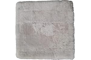 Reissner Lammfelle SIKI-PA - Cuscino per sedia a rotelle in pelle di pecora, qualità patchwork, 40 x 40 cm, beige perla