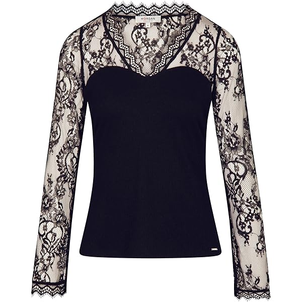 Camiseta Sin Tirantes Con Efecto Acanalado - Morgan Para Mujer