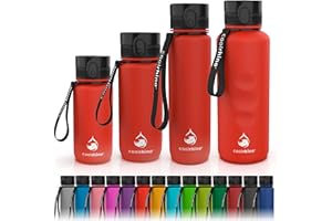 ‎COOLRHINO coolrhino Trinkflasche 350ml I 650ml I 1L I 1,5L für Sport, Outdoor, Schule, Fitness & Kinder - Wasserflasche auslaufsicher und Bpa frei - Flasche für Fahrrad