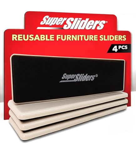 Muovere Mobili Su Moquette Super Sliders 4726595N - Traslochi Riutilizzabili Per Mobili Pesanti In Cursori Per Spostare Mobili Su Tappeto