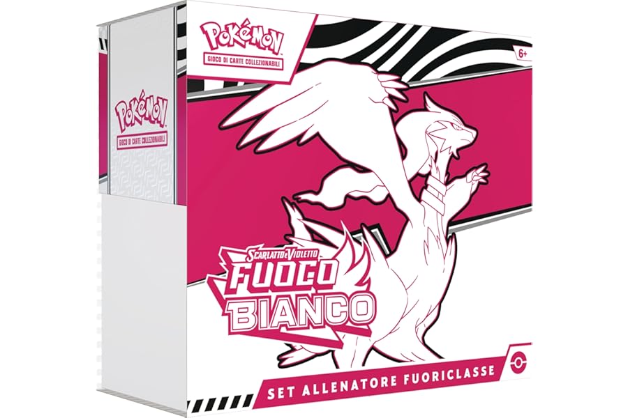 Pokémon GCC: Scarlet and Violet Reshiram Trainer Set - White Fire Expansion with a full length Tornadus card, nine booster packs and premium accessories
