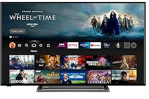 Toshiba UF3D 50 Inch Smart Fire TV 126 cm (4K Ultra HD, HDR10, Freeview Play, Prime Video, Netflix, Alexa voice control, HDMI 2.1, Bluetooth, Airplay)