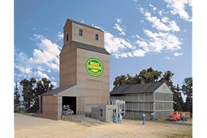 CORNERSTONE échelle N - Kit de montage SILO avec Stock et Bureau