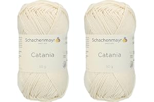 SCHACHENMAYR SINCE 1822 Schachenmayr Catania, Twins Creme Hilos para Tejer A Mano