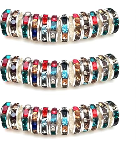 580 Perline Lavica Nera 6 Mm - Pietra Vulcanica Naturale, Foro 1.5 Mm, Fai Da Te - Foto 10