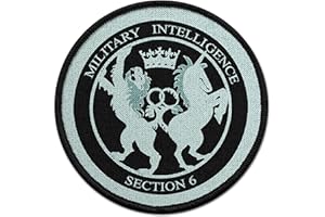 ALFASHIRT Copytec Patch MI6 British Military Intelligence Section Bond Secret Service Great # 33998
