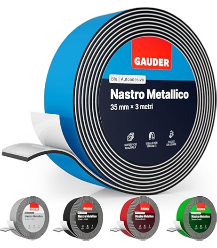 Nastro Magnetico Bianco 1m X 30mm - Non Adesivo Per Superfici Metalliche - Foto 8