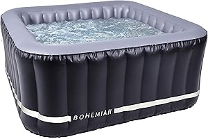 N netspa Spa Gonflable carré Bohemian 2+2 Places