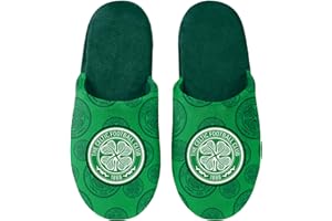 FOCO Officially Licensed Celtic FC All Over Print Football Slippers XL Size 12-13