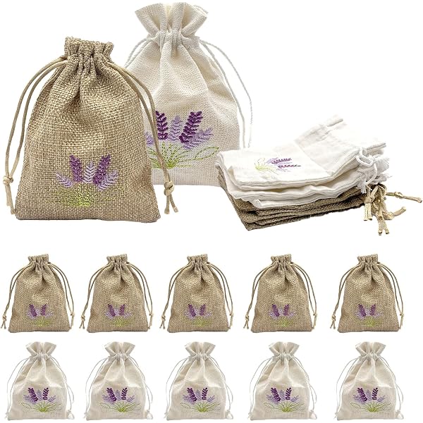 20 Petits Sacs En Toile De Jute Pour Bijoux - Sachets Avec Cordon Drawstring - Idéal Pour Mariages, Cadeaux Et Rangement - 7x9 Cm