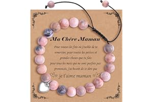 BOCHOI Cadeau de Maman Fête des Mères Anniversaire Bracelet Femme Homme Idee Cadeau Femme Cadeau Femme Original Utile Amie Maman Soeur Fils Cadeau Noel Anniversaire Femme Homme Cadeau Fille Original