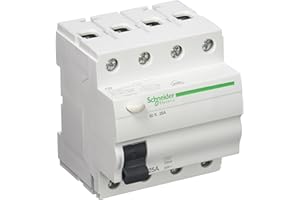 Schneider Electric A9Z05425 Interruptor Diferencial, 4P, 25A, 30Ma, Clase Ac