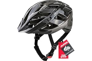 ‎ALPINA ALPINA Panoma Reflective and Optimally Ventilated Bicycle Helmet with Fly Net and Retrofittable LED for Adults