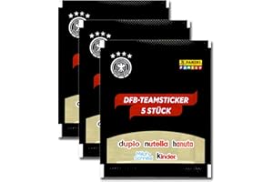 ‎FERRERO 15 DFB Team-Sticker (3 Sammeltüten) von Panini für das Ferrero Sammelheft EM 2024