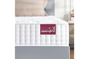 dosleeps Double Mattress 4FT6 | 10" Memory Foam & Pocket Sprung | 9-Zone Orthopedic Support, Breathable Cover, Motion Isolati