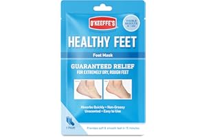 O'KEEFFE'S O’Keeffe’s Healthy Feet Foot Mask – Intensive Moisturising Sock Treatment for Extremely Dry, Rough Feet & Cracked Heels – Visible Results in One Use