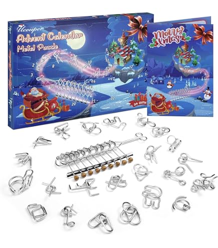 Calendrier De L'Avent 2025 Puzzle 1008 Pièces - Compte à Rebours De 24 Jours, Cadeau Noël Enfants Et Adultes