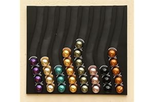 Cafedeco porte capsules distributeur café compatible capsules nespreso 8bk 38x33x1cm