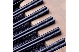 MZSX Pałeczki zestaw prezentowy, Profesjonalny high-end, chiński styl japoński, smoki z włókna szklanego, Pałeczki wielokrotnego użytku, antypoślizgowe sztućce, Ciemnozielony