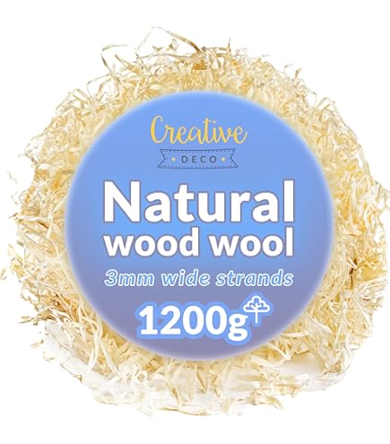Brown Wood Wool 200g Natural Packaging Shred Fill For Hampers - View #8