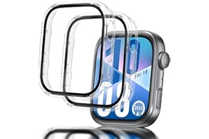 Seltureone 2 sztuki etui do Huawei Watch Fit 4 etui ochronne z ochroną wyświetlacza, twardy PC 360°, ochrona przed zadrapaniami, kurzem, ultracienkie etui ochronne do Huawei Watch Fit 4