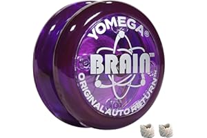 Yomega The Original Brain - Yoyó Profesional para niños y Principiantes, yoyó de Retorno automático Ideal para Trucos de Cuerda + 2 Cuerdas Extra