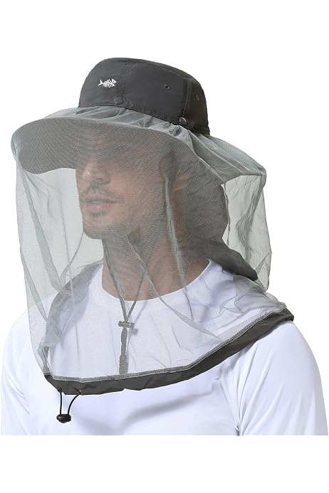 Casquette Anti-insectes Avec Filet - Protection Visage Et Cou Contre Moustiques - Unisexe Pour Randonnée, Pêche, Camping - 2