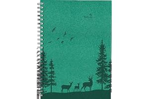 Alpha Edition Agenda Settimanale Spiralata Nature Line 2024, 15x21 cm, FOREST, 128 pagine