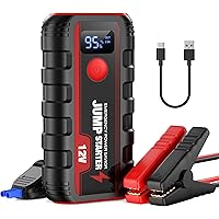 YUSAN Avviatore Batteria Auto - 6000A, Booster Avviatore Batteria Auto Con Copressore 150PSI