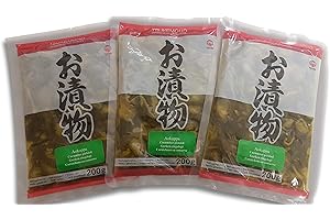 OTSUMAMI-LAND Aokappa Gurken Kappazuke Tsukemono, Fukujinzuke, Shibazuke, Benishouga Beni-Shoga eingelegte Ingwerstifte, Tsukemono, eingelegtes japanisches Gemüse 3 x 200g