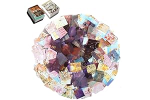 NAESM 800 Stück Scrapbook Material Papier,Vintage Journaling Supplies Scrapbooking Material Papier Landschaft,Natürliche Sammlung Art Craft Supplies DIY Dekoratives Briefpapier für Scrapbooking......…