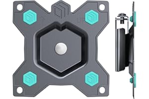 ‎ONKRON ONKRON Uchwyt ścienny do monitora telewizyjnego, uchwyt na monitor do ekranów 10–35 cali do 20 kg, uchwyt ścienny do telewizora RV 75 x 75, 100 x 100 VESA, uchwyt ścienny do telewizora, czarny