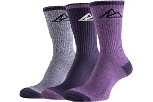 Effeet Calcetines Senderismo Mujer 39-42 35-38, 3 Pares Calcetines Deporte Algodón Antiampollas Antisudor Transpirables, Ideales Para Running, Tenis y Trekking