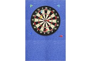 ‎KEAGAN KEAGAN Dartboard-Wandschutz, Dartboard-Umrandung, Wandschutz aus Filz, Dartboard-Wandschutz, Selbstklebend, Gespleißte Wandumrandung, Dartboard-Rückseite, Filz-Wandfliesen, Korkplatte
