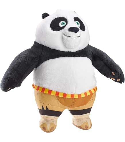 FIGURINE ARTICULÉE KUNG Fu Panda Star Throwin Po 2007 Mattel neuve