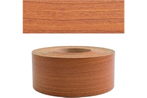 Mprofi MT® - Chant Melamine | 45mm X 5m | Bande de Chant Cerisier Naturelle | Epaisseur 0,50mm | Facile à Appliquer | Pour Étagères, Meubles & Panneaux | Chant Thermocollant Durable