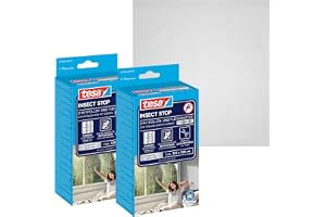 tesa INSECT STOP 2-i-1 pollen- och insektsnät Premium - 2x 130 cm x 150 cm