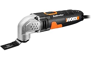 WORX WX667 Multifunktionswerkzeug elektro 230W – Oszillationswerkzeug mit 20.000 Schwingungen pro Minute für effektives Arbeiten