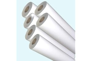 Dstock60 - Lot de 6 rouleaux de draps d'examen - 50 x 38-2 x 18 gr - Pure Ouate - Fabrication Française - Cabinets médicaux - Soins - Hygiène -