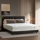 Z-hom Mattress 160 x 200 Hybrid Pocket Springs, 7 Zones, with Foam, Height 26 cm, Medium Firmness, Anti-Dust Mite and Anti-ba